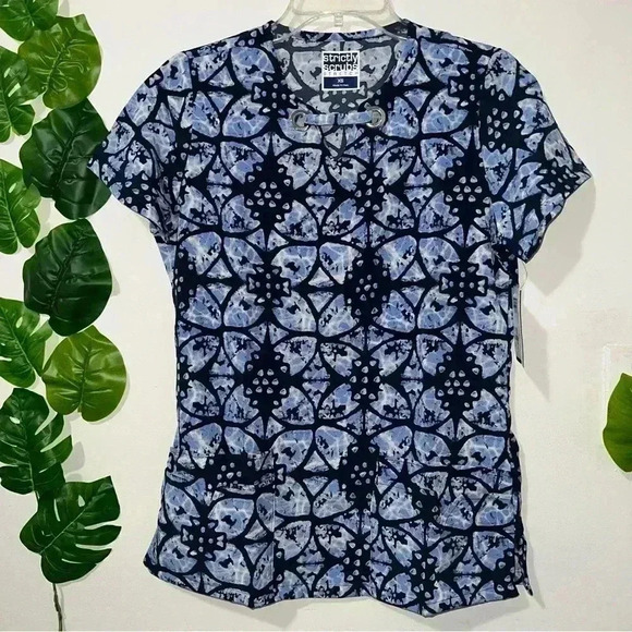 Strictly Scrubs V-Neck Top XS - Picture 1 of 3